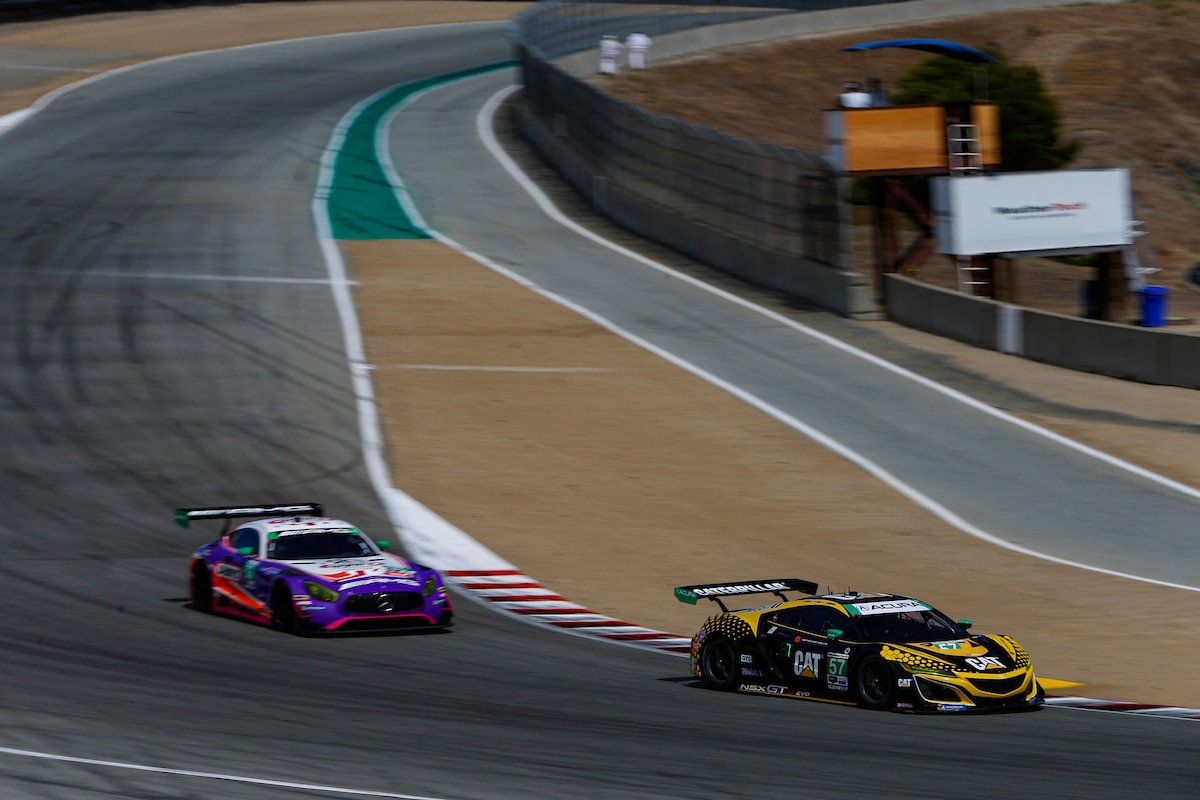 2019 IMSA Laguna Seca Acura NSX GT3 57 Legge Nielsen