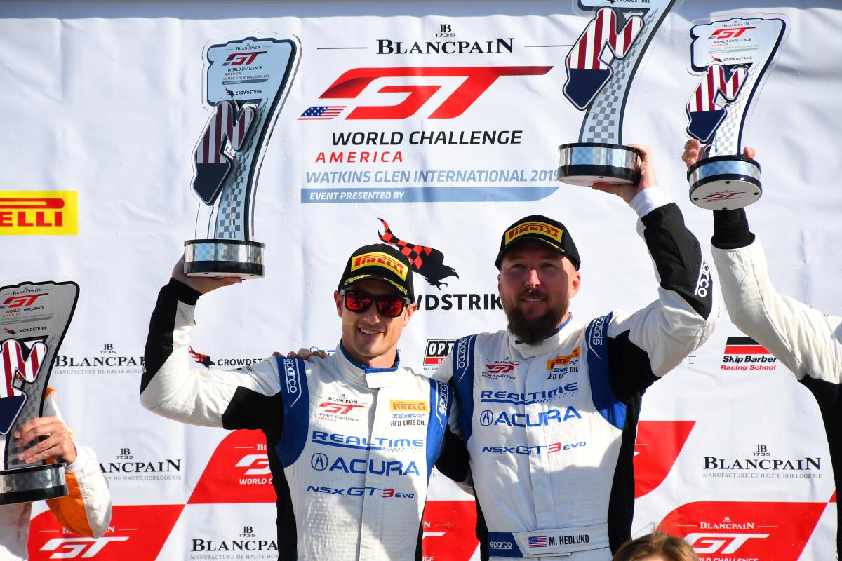 Real Time Racing Acura NSX Sweeps Watkins Glen Weekend Honda